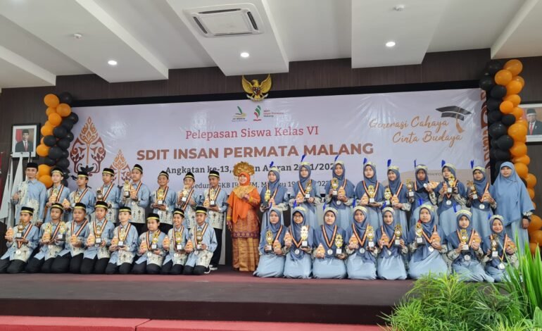 SDIT Insan Permata Malang Adakan Upacara Pelepasan Siswa Kelas 6: Generasi Cahaya Cinta Budaya
