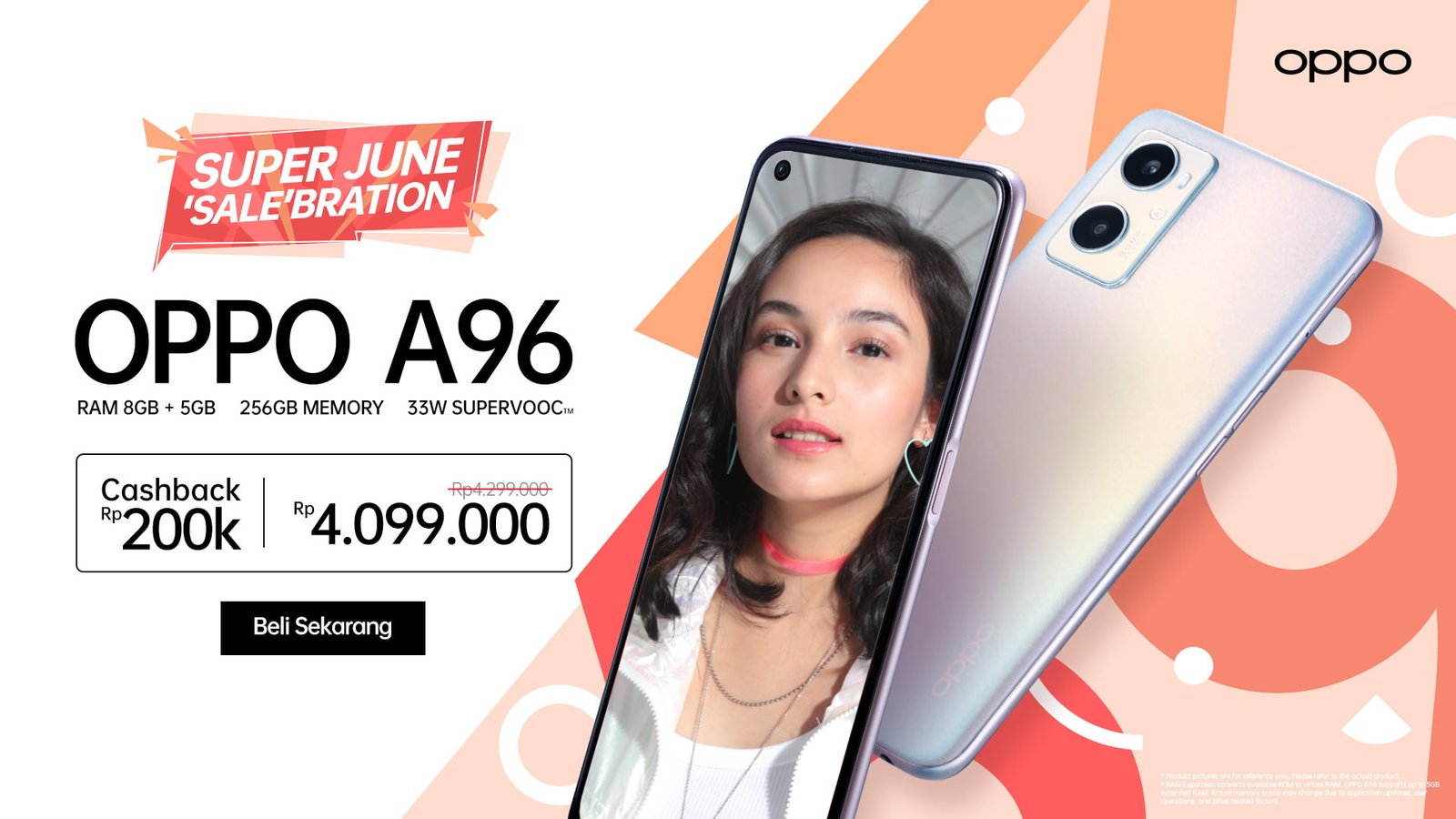 Cashback Besar-besaran! OPPO Seri A96