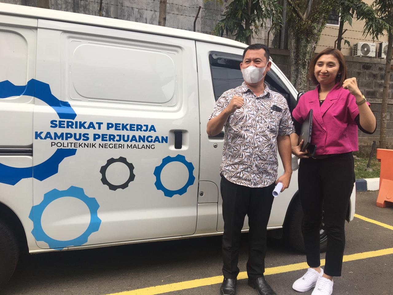 Serikat Pekerja Kampus Perjuangan Polinema Perjuangkan Hak Tenaga Kontrak