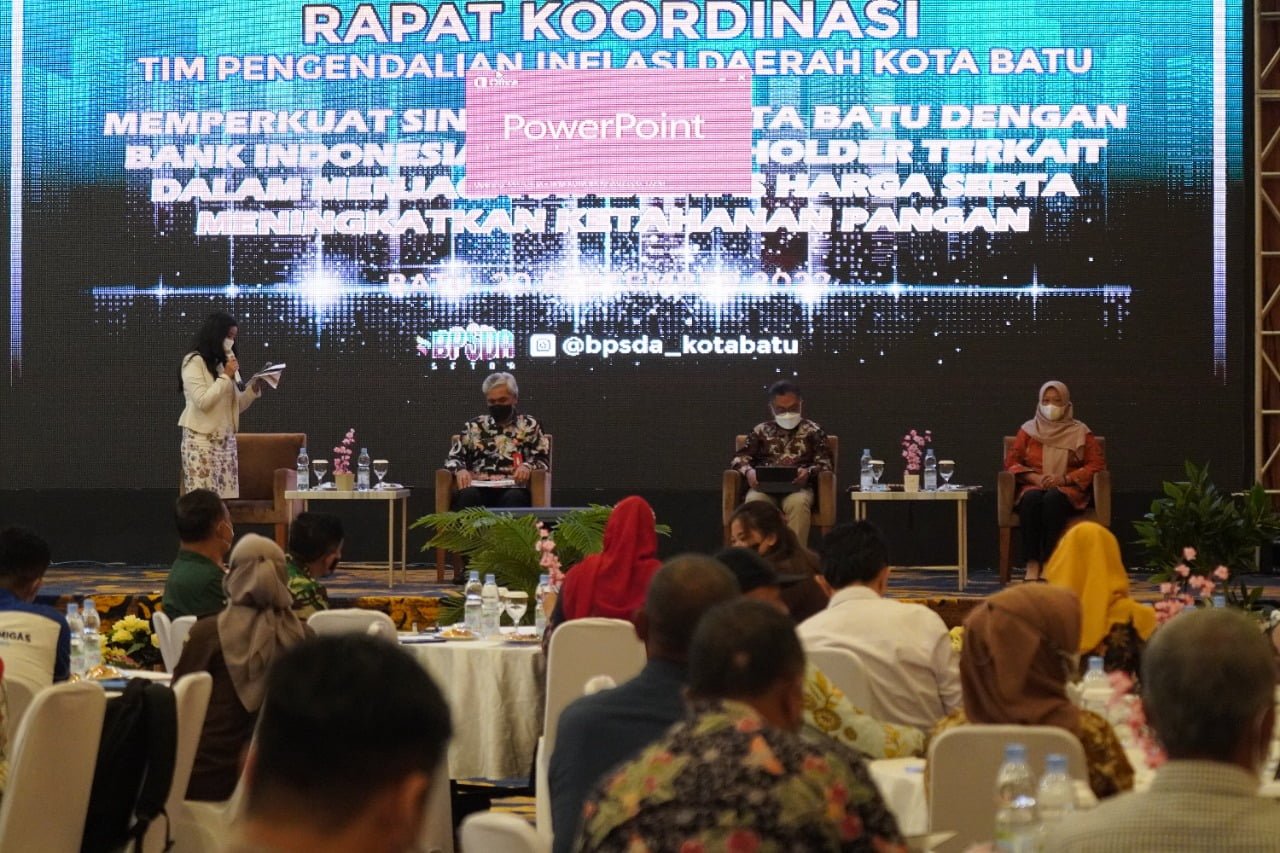 Wali Kota Batu Adakan Rapat Koordinasi Tim Pengendali Inflasi Daerah Kota Batu