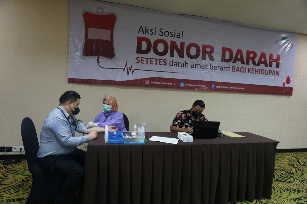 Hotel Savana Gelar Donor Darah Rutin