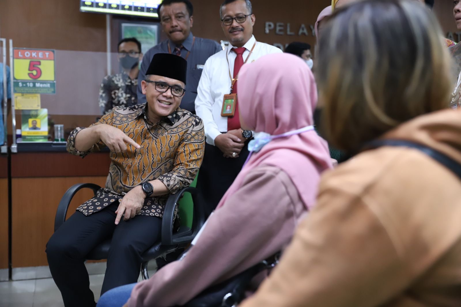 Menteri PANRB Kunjungi Pengadilan Agama Kab. Malang Untuk Memastikan Adanya Pelayanan Prima