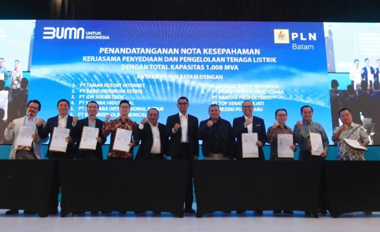 PLN Siap Penuhi 1.008 MVA di Batam