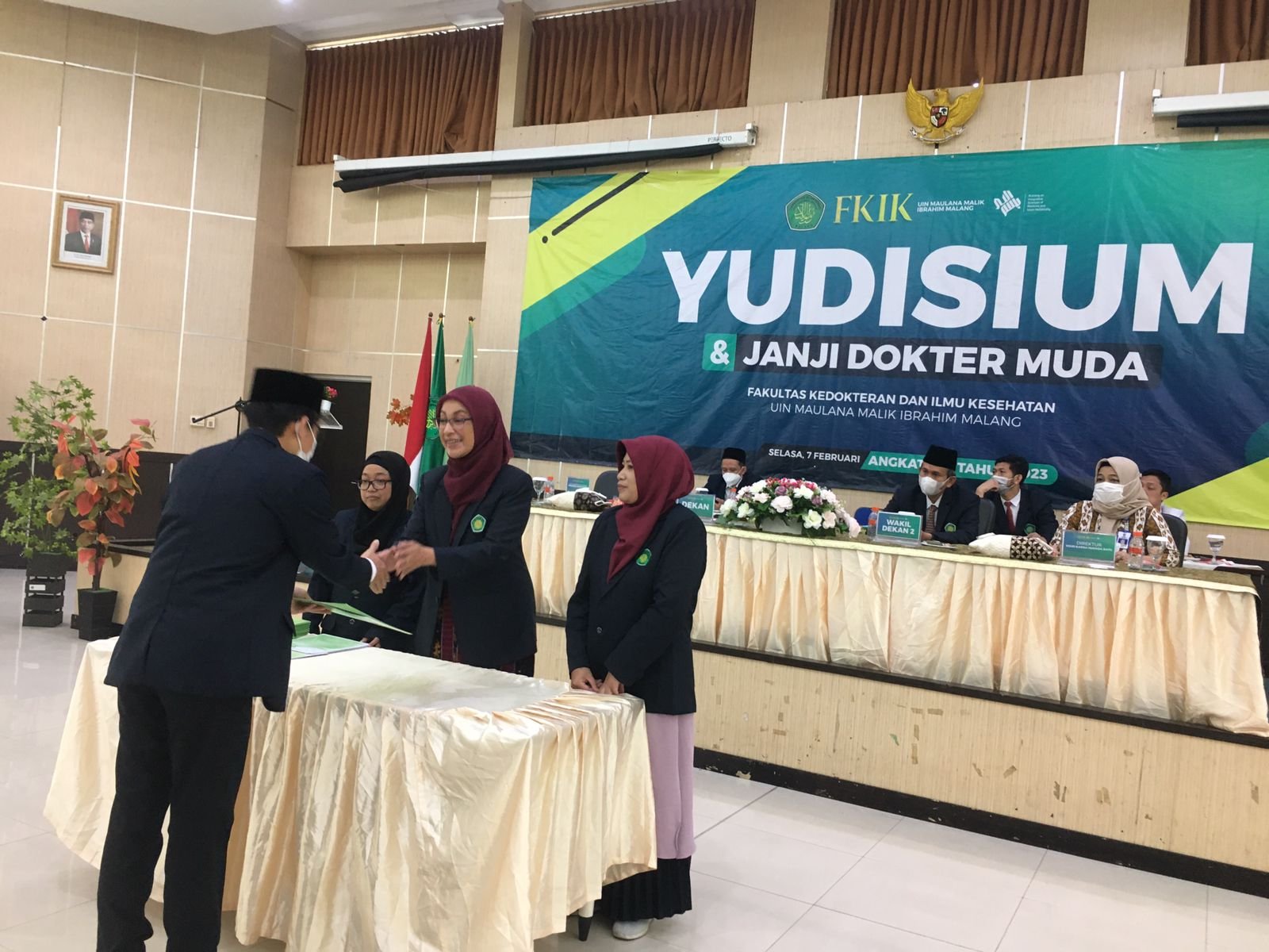 FKIK UIN Malang Gelar Yudisium dan Pengucapan Janji Dokter Muda 2023