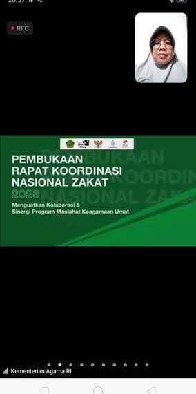 Pada Rakornas Zakat 2023, Turut Hadir Gara Zawa