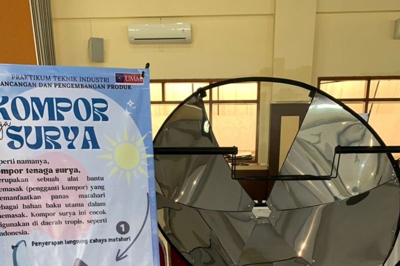 Mahasiswa UMM Membuat Kompor Surya untuk Korban Gempa Turki