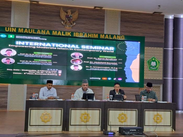 Rektor UIN Maliki Malang Jelaskan Kondisi Beragama Moderat Di Nusantara Dalam Seminar Internasional