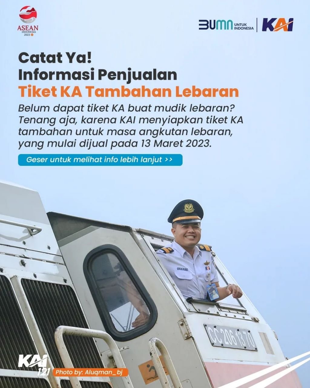 KAI Tambahkan KA Angkutan Lebaran 2023!