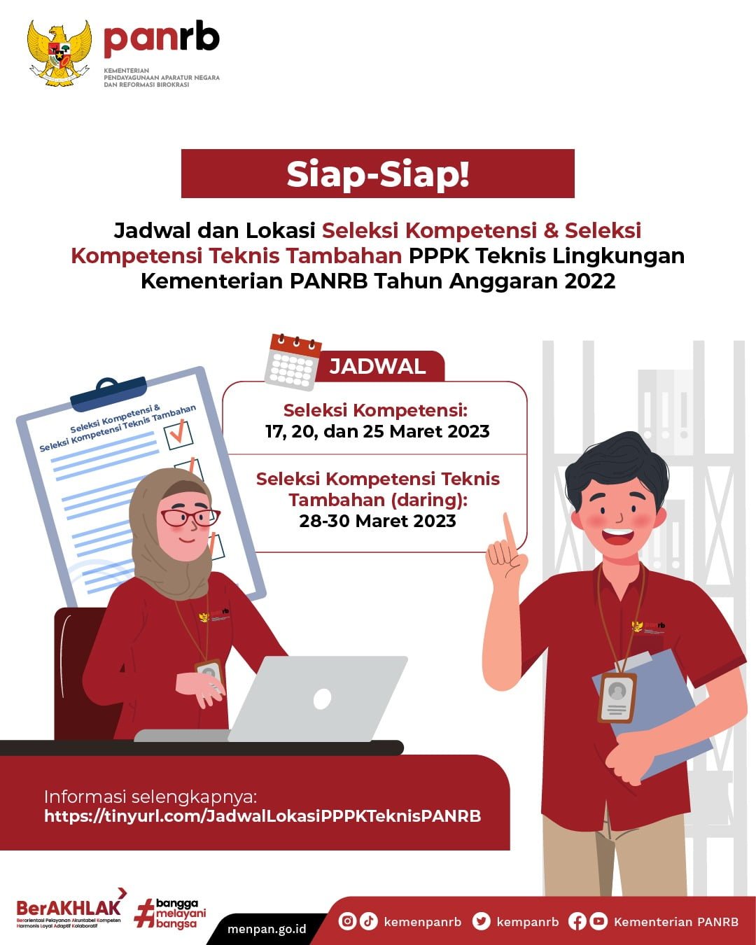 Pengumuman Kementerian PANRB: Jadwal dan Lokasi Seleksi Kompetensi PPPK Teknis