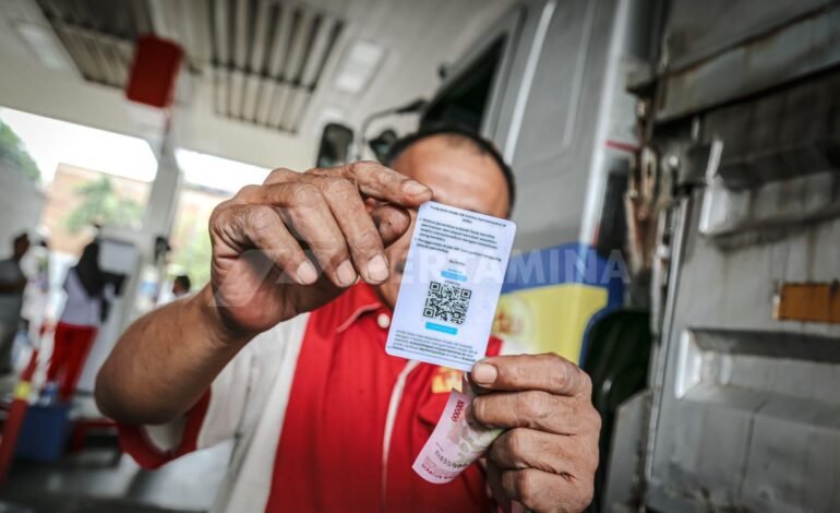 Uji Coba Transaksi Subsidi Tepat dengan QR Code