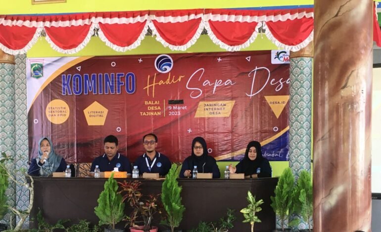 Menuju Malang Makmur, Kominfo Kabupaten Malang Wujudkan “Desa Digital”