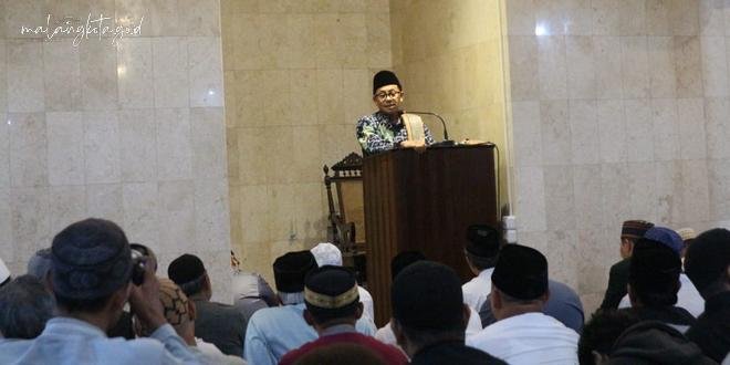 Safari Ramadhan di Masjid Nailun Hamam, Wali Kota Malang Berikan Tausiah