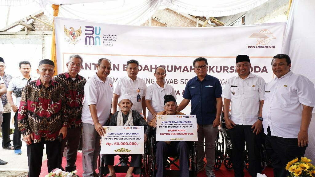 Pos Indonesia: Bedah Rumah untuk Sukabumi