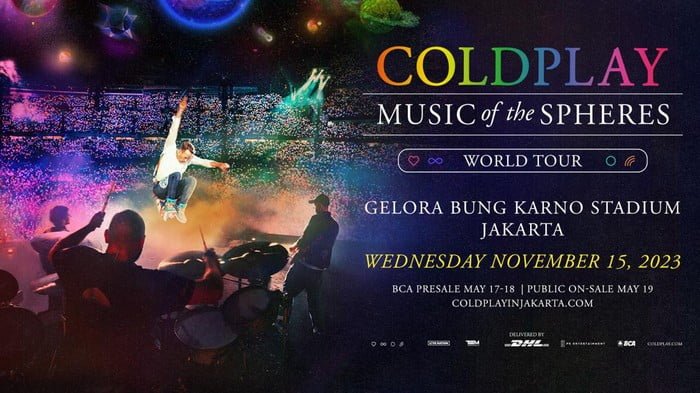 Fantastis! Tiket Konser Coldplay Capai Belasan Juta