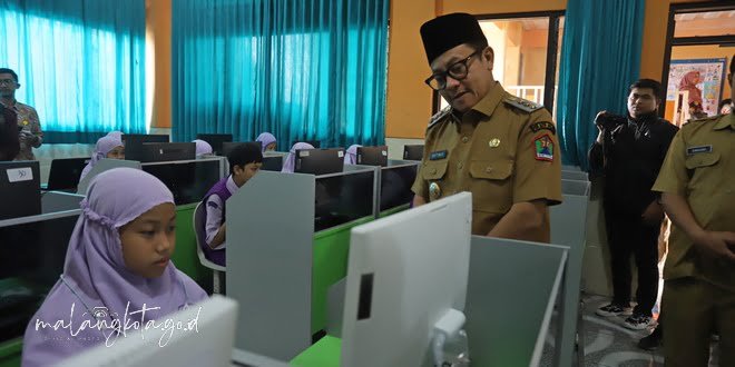 Wali Kota Malang Tinjau Pelaksanaan UKD dan Ujian Sekolah