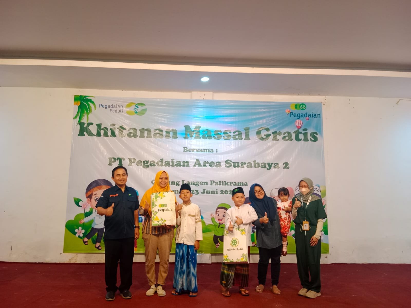 Antusiasme Warga Sidoarjo Ikuti Sunat Massal Bersama Pegadaian Area Surabaya 2