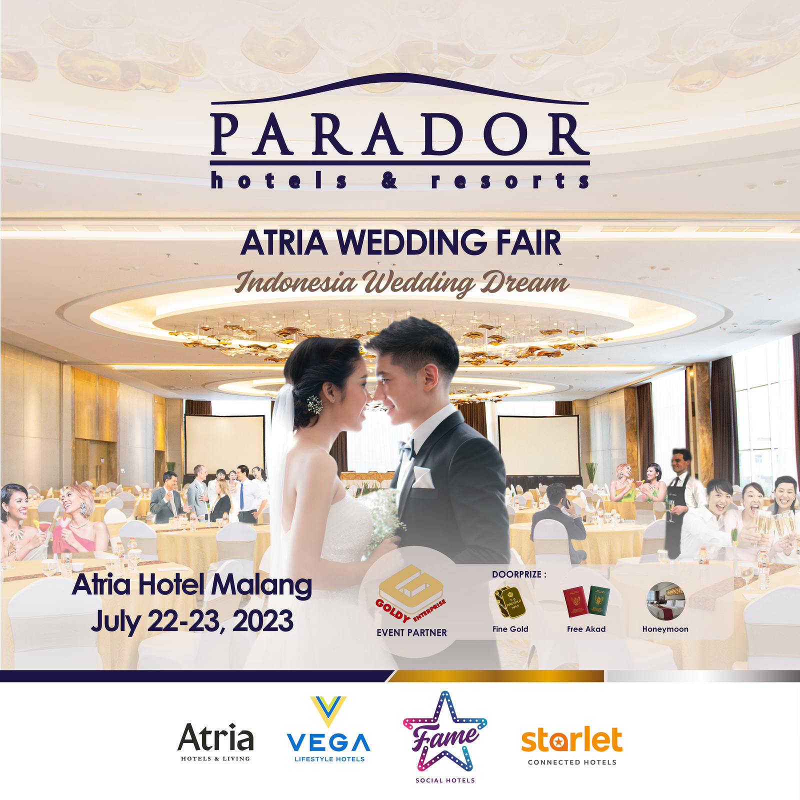 Atria Hotel Malang Gelar Wedding Fair Eksklusif Bertema “Indonesia Wedding Dream”