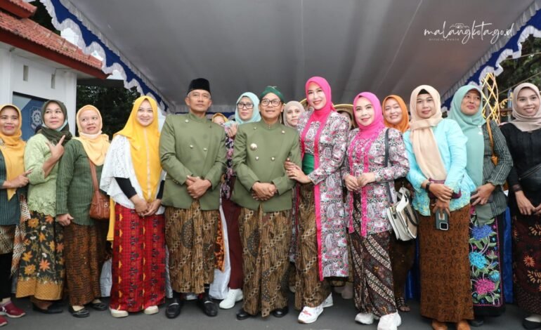 Wali Kota Malang Hadiri Malang Fashion Food & Festival Berkonsep Tempo Doeloe