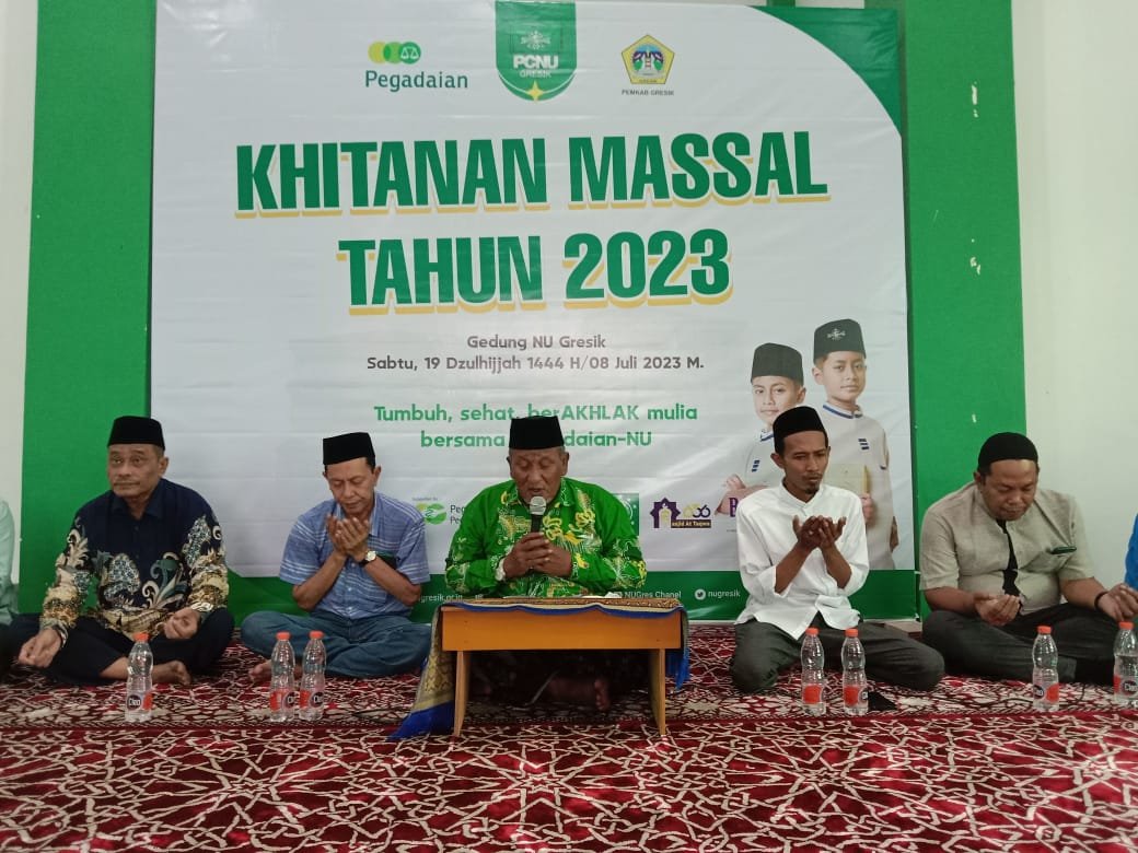 Kantor Pegadaian Cabang Gresik Gelar Khitanan Massal Gandeng Lazisnu dan LKNU Kab Gresik