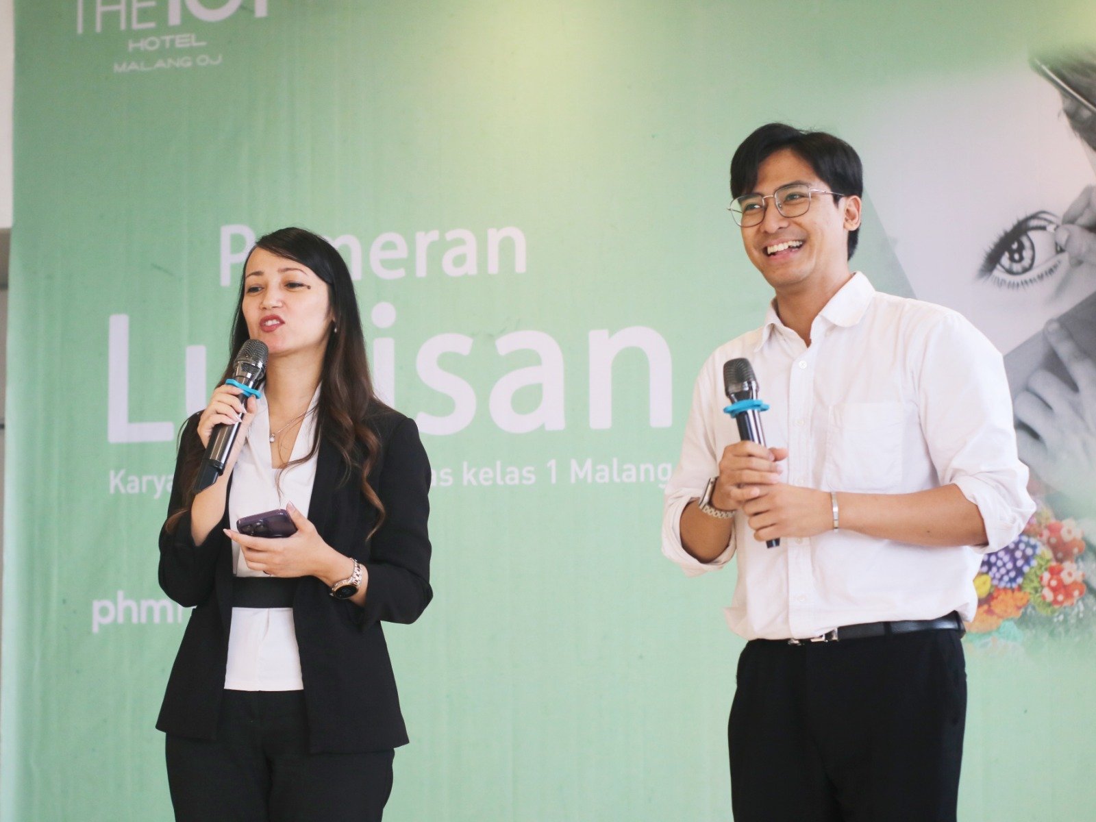 Pameran Lukisan Karya Warga Binaan Lapas Kelas 1 Malang Dalam Rangka Octobart Art Music Festival