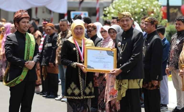 Berkontribusi Aktif, Pemkot Malang Raih Penghargaan Terbaik III Pelaporan RANHAM Jatim 2022