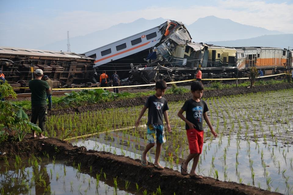 Musibah 2024; Tabrakan KA Turangga dengan KA Bandung di Cicalengka