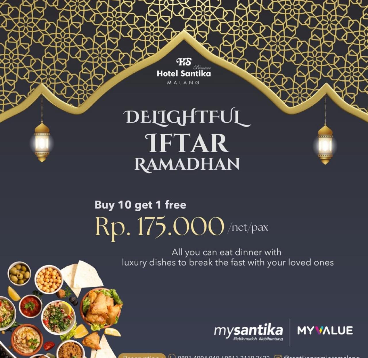Hotel Santika Malang Hadirkan Paket Buka Puasa “Delightful Iftar Ramadhan”