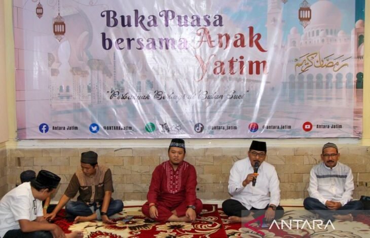 Antara Jatim, Bukber Bersama Anak Yatim