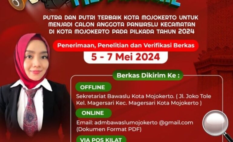 PJ Wali Kota Mojokerto Ajak Masyarakat Awasi Pilkada 2024