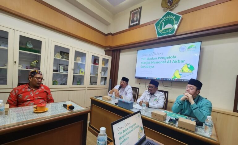Masjid Al-Akbar Surabaya Pelajari Manajemen ZIS dari Sabilillah Malang