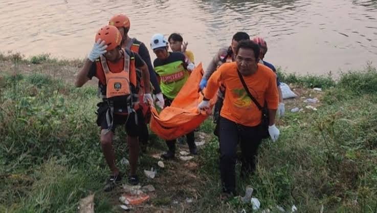 Dua Anak Tewas Terseret Arus Sungai Amprong Malang