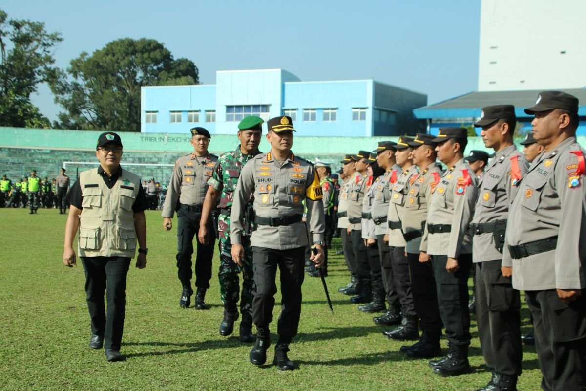 Personel Gabungan Siap Amankan Pilkada 2024 di Kota Malang