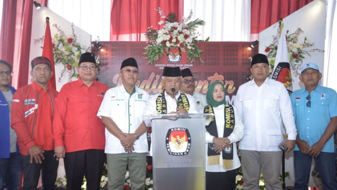 Sanusi-Latifah Resmi Terdaftar Sebagai Calon Bupati-Wakil Bupati Kab Malang