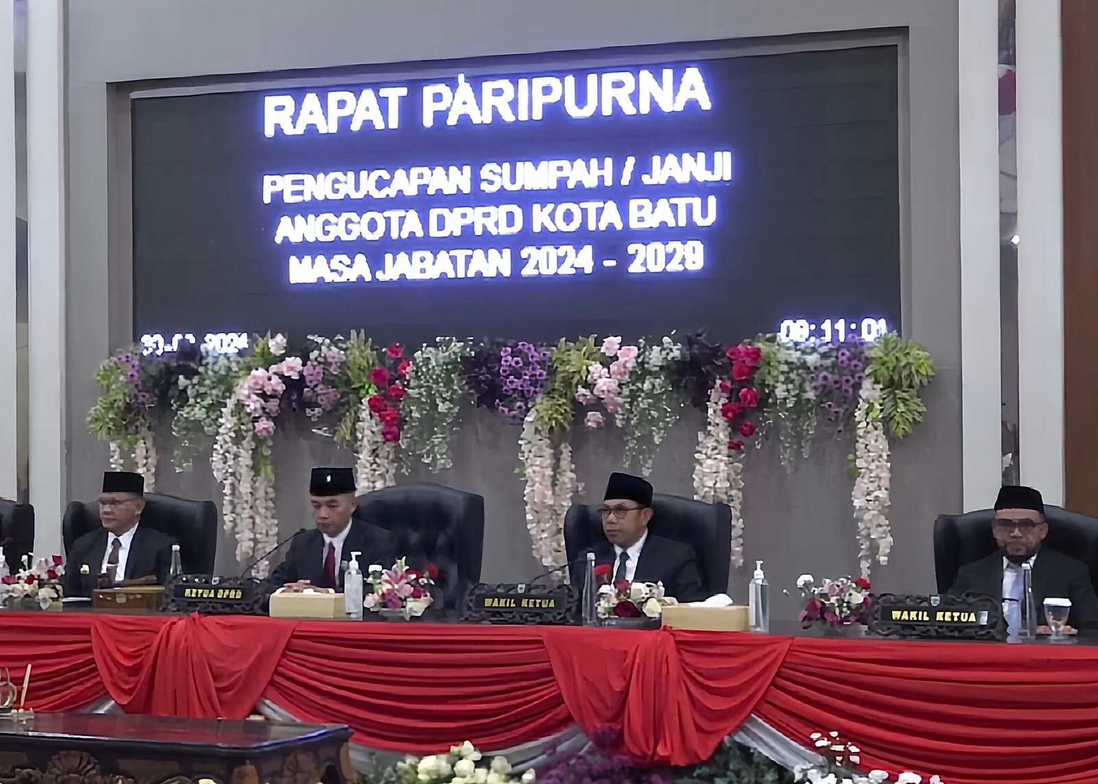 Pelantikan Anggota DPRD Kota Batu Periode 2024-2029