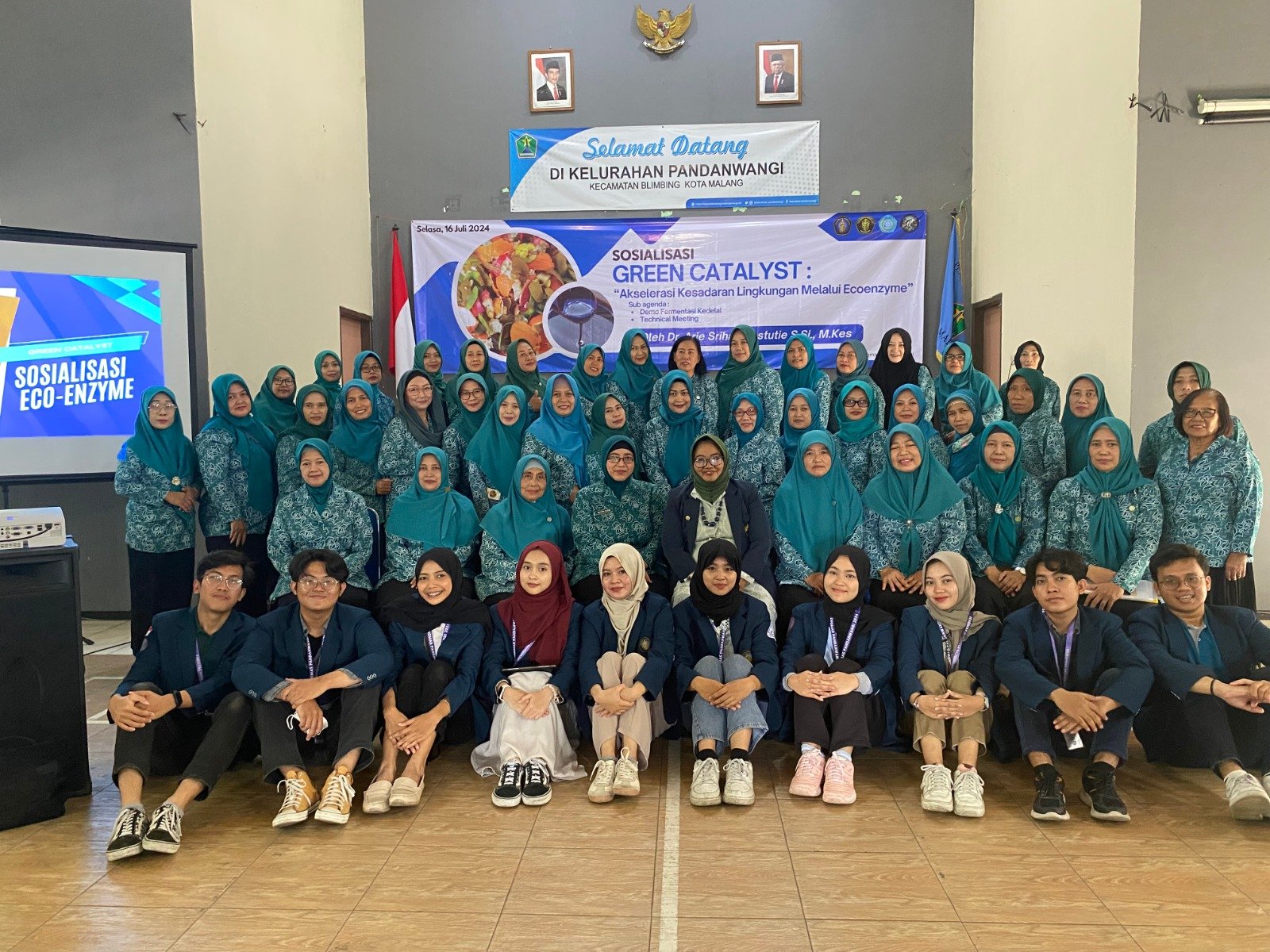 Edukasi Eco Enzyme oleh Dosen dan Mahasiswa KKN FMIPA UB di Pandanwangi