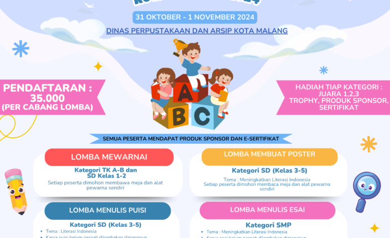 Festival Literasi Anak Kota Malang