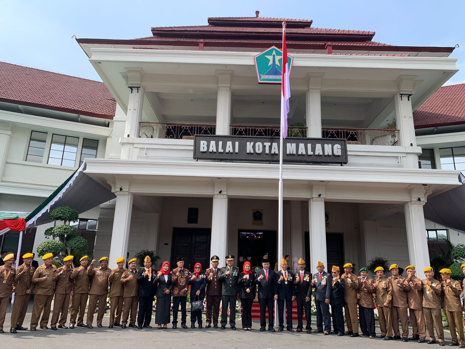 Peringatan Hari Pahlawan, PJ Walikota Malang Tekankan Cinta Tanah Air