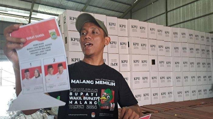 Laporan Proses Sortir dan Pelipatan Surat Suara KPU Kab. Malang untuk Pemilu 2024