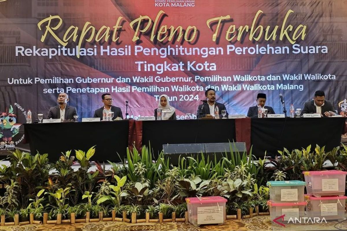 Wahyu-Ali Raih Suara Terbanyak di Pilkada Kota Malang 2024