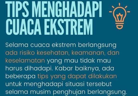 Informasi Cuaca Ekstrem dan Cara Menghadapinya