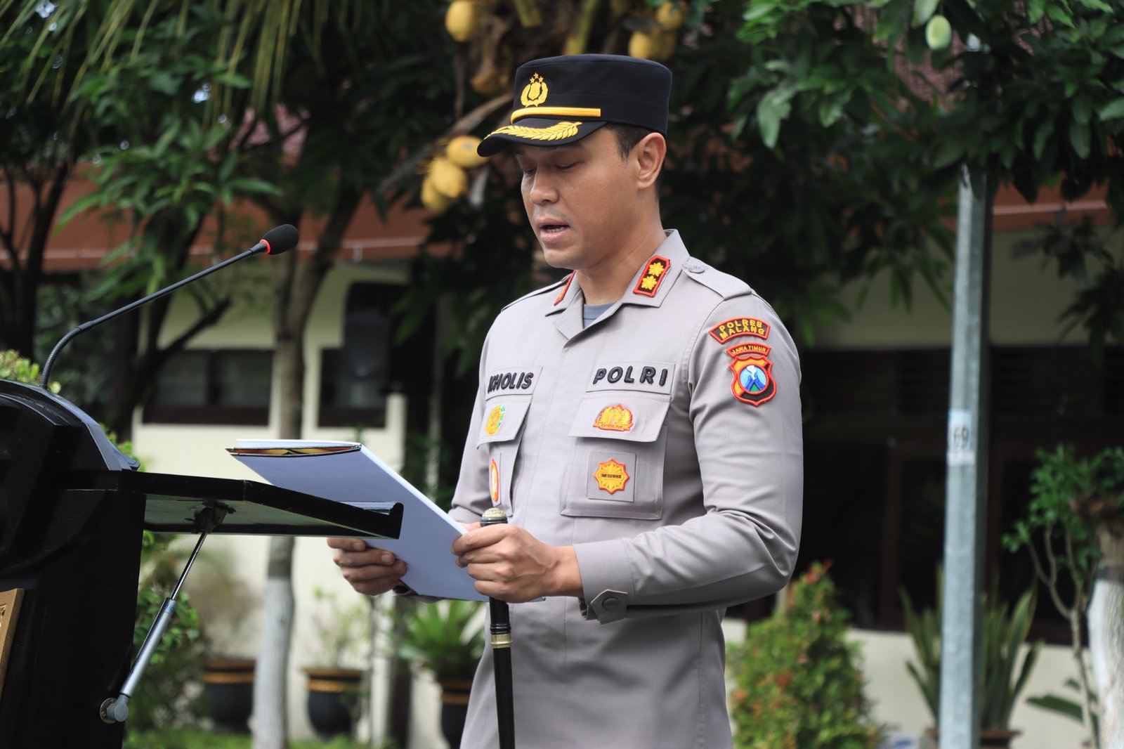 Polres Malang Lakukan Sertijab untuk Penguatan Kepemimpinan di 2025