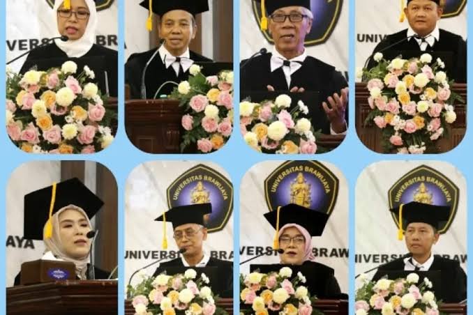 Universitas Brawijaya Kukuhkan Delapan Profesor dari Beragam Bidang Ilmu