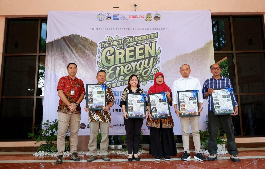 ITN Malang Pasang PLTS di Ranu Kumbolo, Rektor Lepas Tim Secara Simbolis