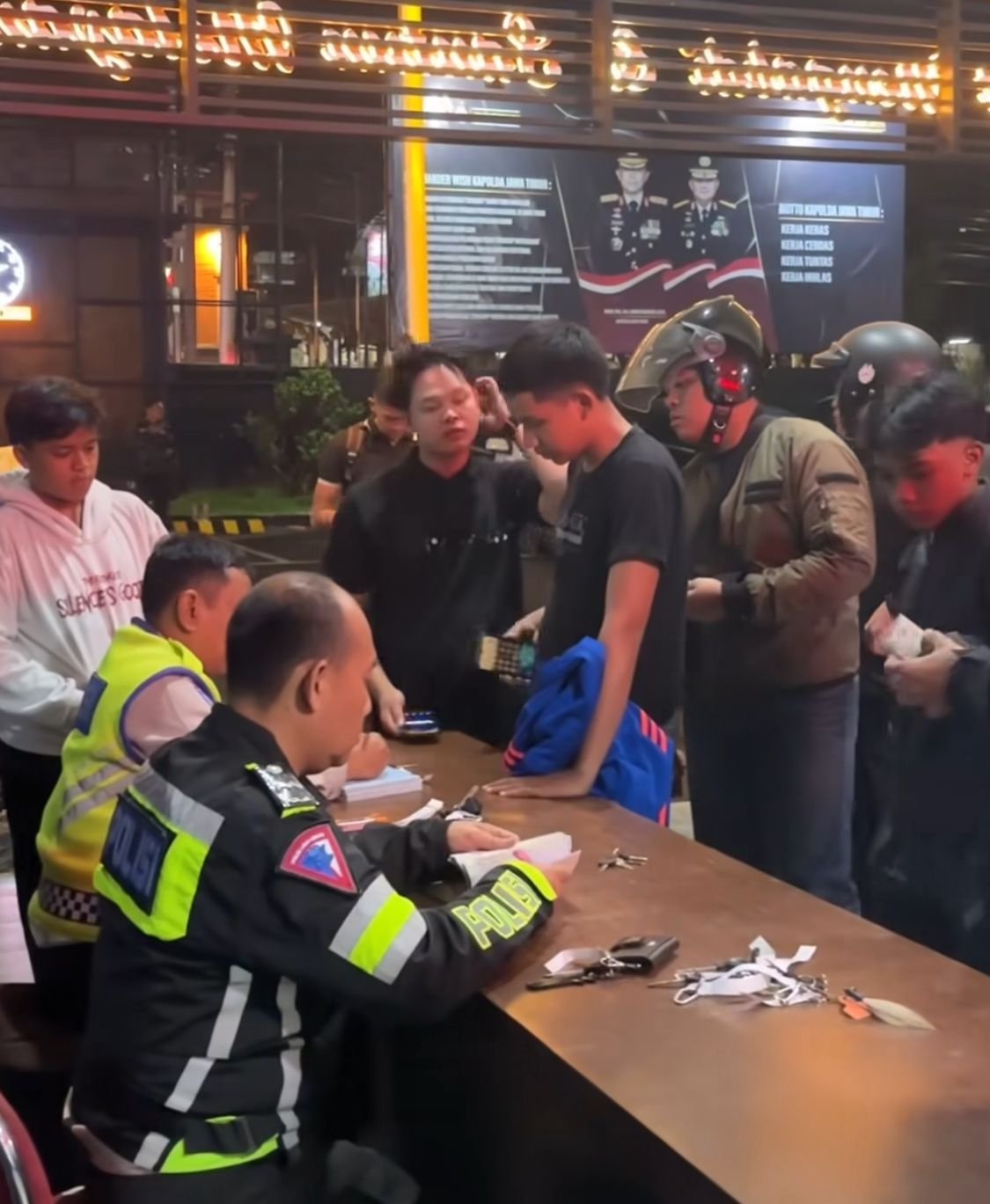 Polisi Bubarkan Balap Liar di Kota Malang