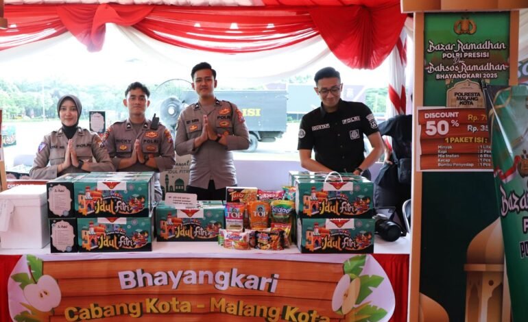 Berkah Kapolri, Sembako Murah Polresta Malang Kota Ludes dalam Sekejap!