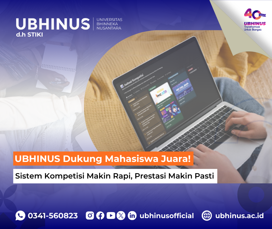 UBHIHUS Dukung Mahasiswa Juara! Sistem Kompetisi Makin Rapi, Prestasi Makin Pasti