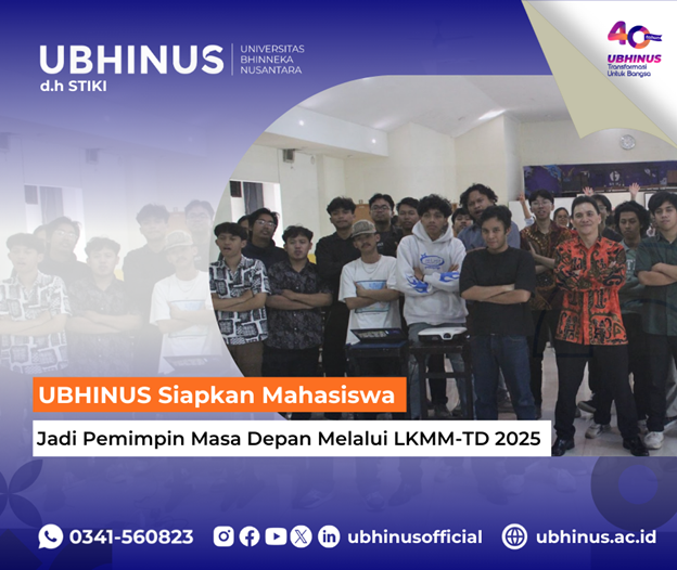 UBHINUS Siapkan Mahasiswa Jadi Pemimpin Masa Depan Melalui LKMM-TD 2025