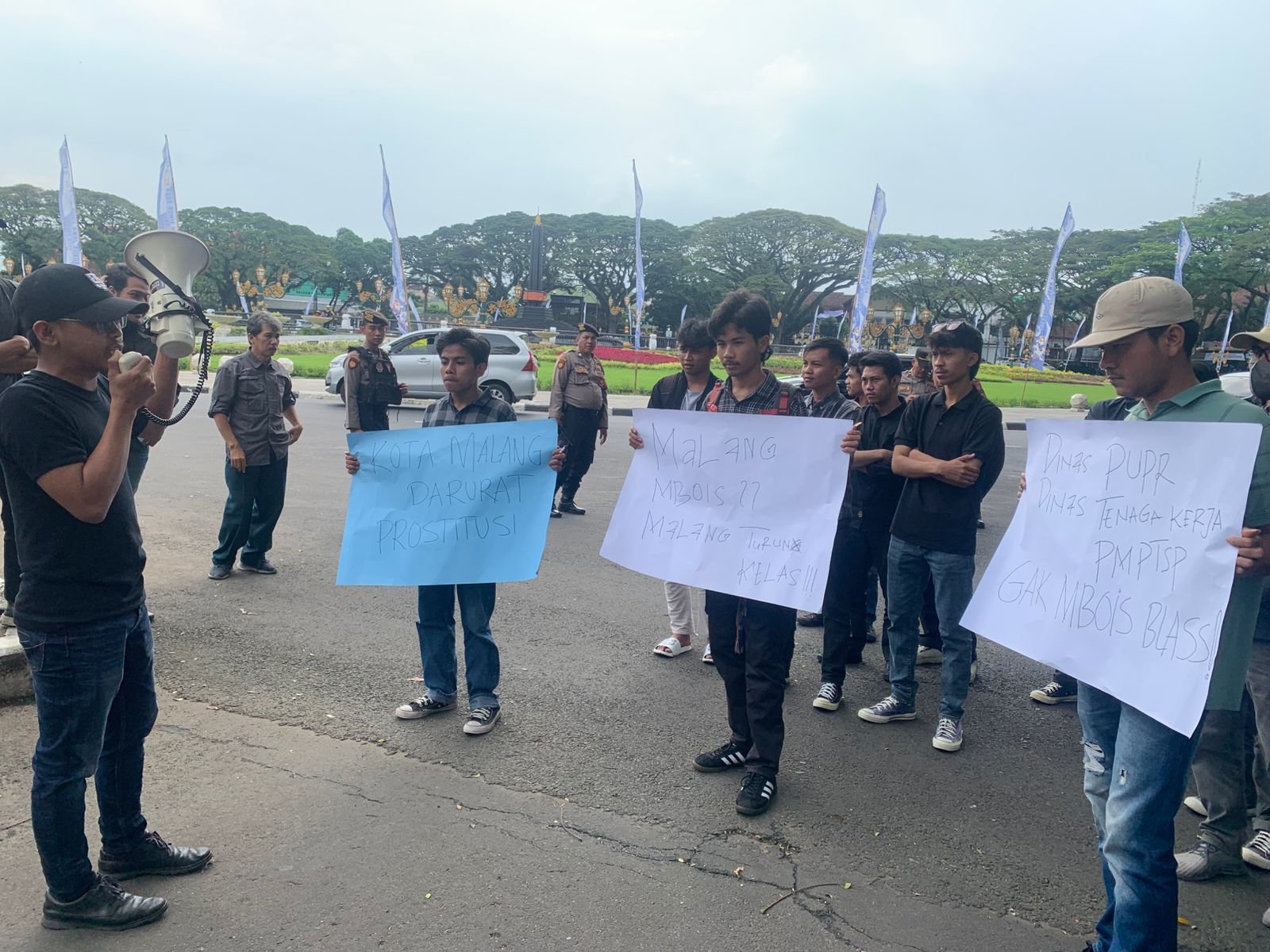 Aksi GERAK di Malang: Soroti Maraknya Prostitusi Online Bermodus Hotel