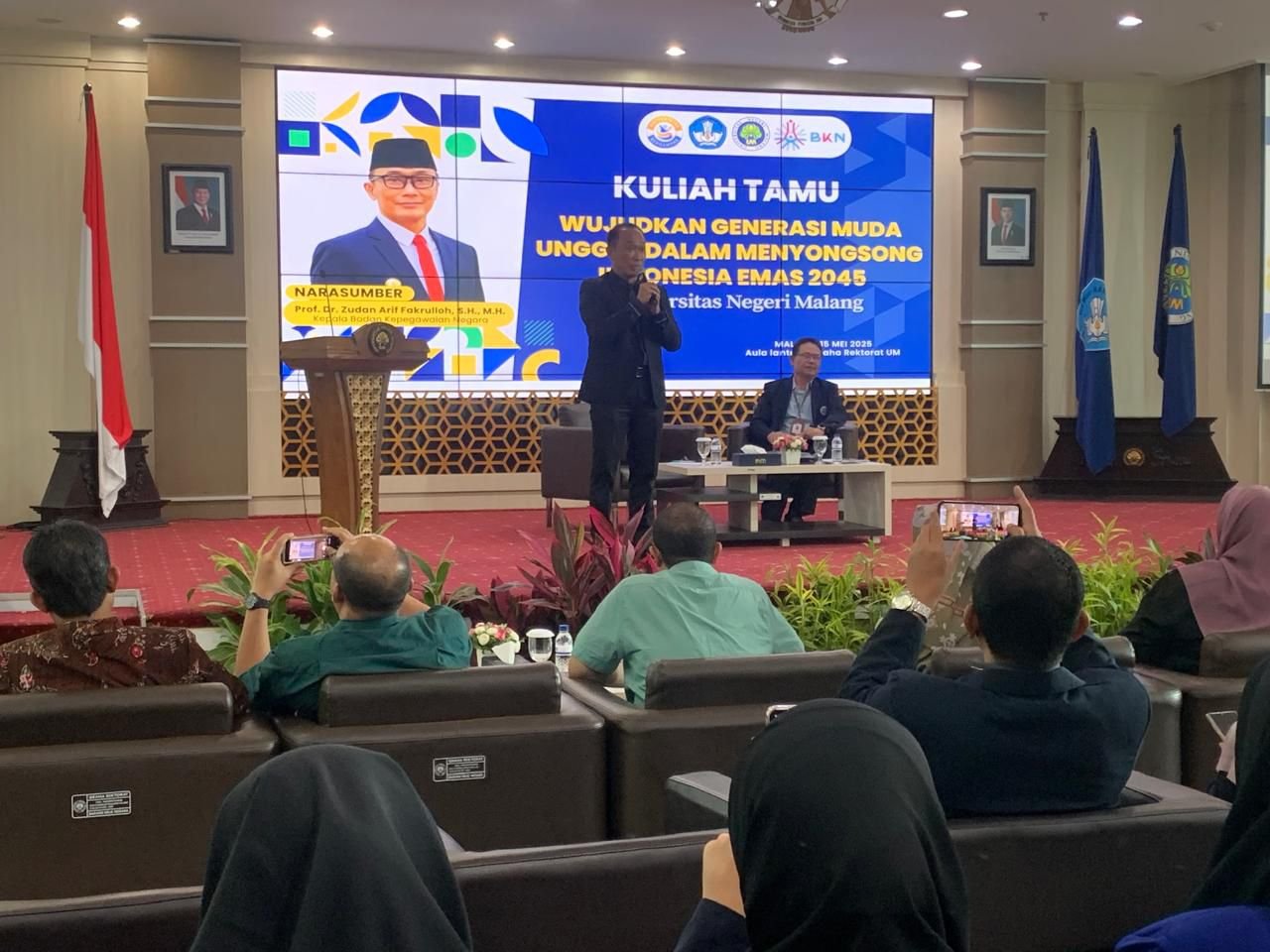 Indonesia Emas 2045 Dimulai dari Kampus: Ini Pesan Kepala BKN untuk Mahasiswa UM