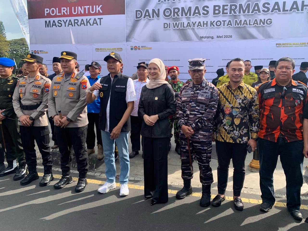 Setelah Deklarasi, Satgas Anti-Premanisme Siap Kawal Keamanan Kota Malang